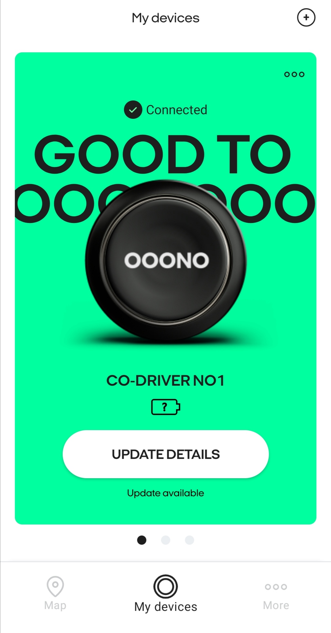 Updating the software  CO-DRIVER NO1 – OOONO